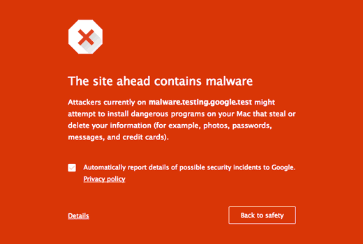 Kiểm tra các mã độc hại cho trang web của bạn.